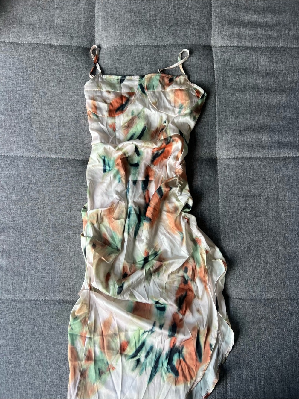 summer midi dress with slit